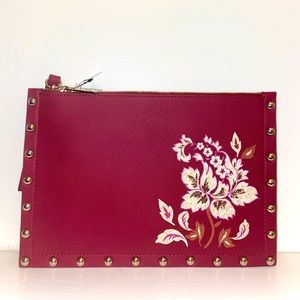 BRAND NEW White House Black Market clutch approx 6 H 9 W